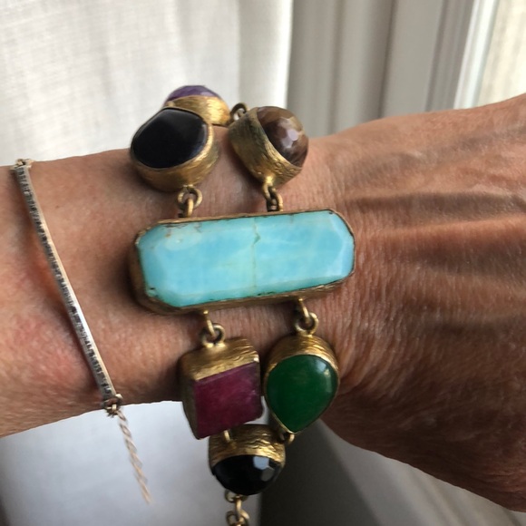 Semi precious stones, Bracelet - Picture 1 of 3